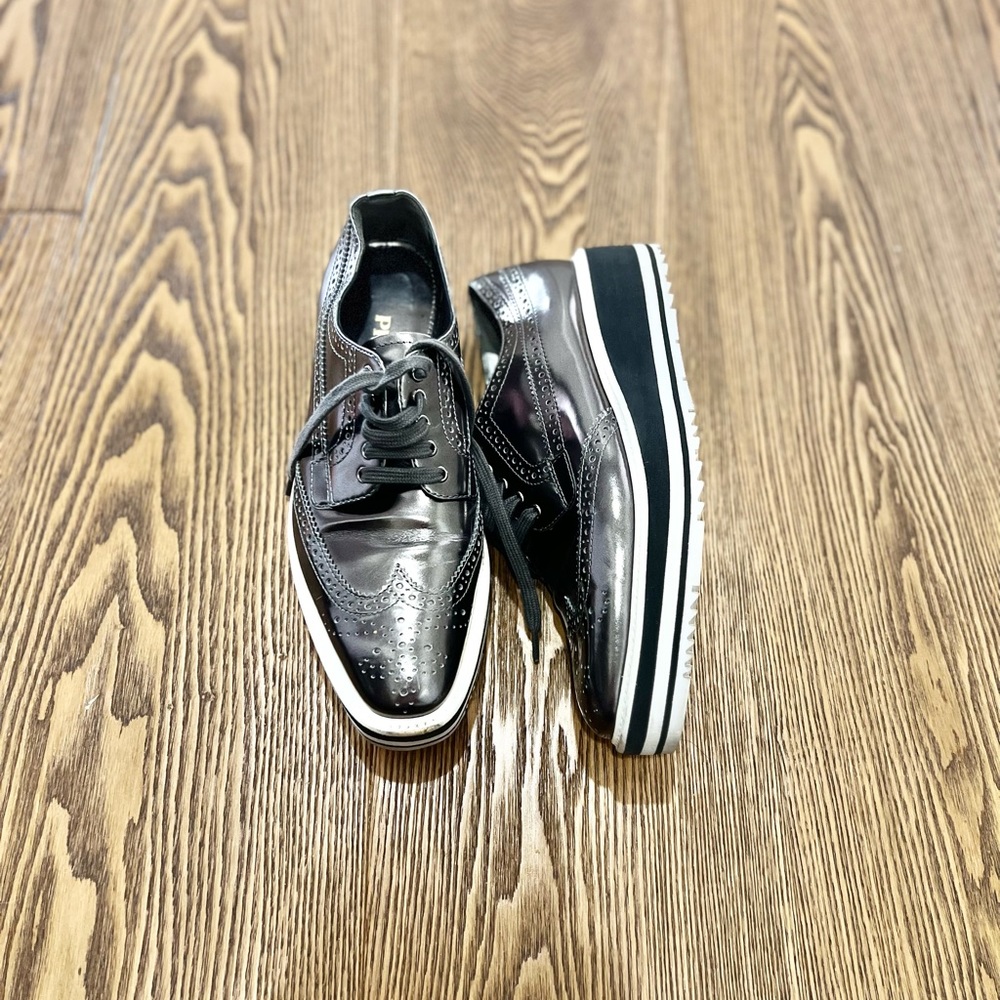 PRADA women’s platform oxford sneaker